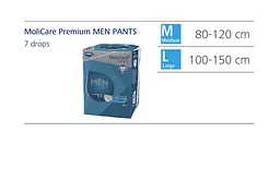 Труси поглинаючі для чоловіків MEN PANTS 7 крапель M 8 шт/уп. MoliCare med0001368 - мініатюра 3
