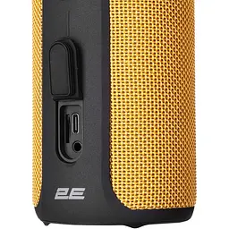 Портативна акустика 2E SoundXTube TWS MP3 Wireless Waterproof Yellow (2E-BSSXTWYW) - мініатюра 5