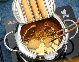 Фритюрниця Fryer Pot з термометром на 2.2 л  - мініатюра 7