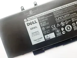 Акумулятор для ноутбука Dell Latitude 5500 4GVMP (long), 68Wh (8500 mAh), 4cell, 7.6V, Li-ion, чорний - мініатюра 3