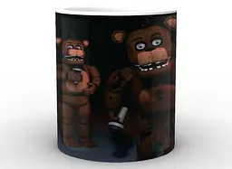 Кружка GeekLand Five Nights At Freddys П'ять ночей з Фредді ведмедики FN.02.012 - мініатюра 3