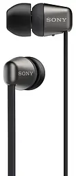 Навушники бездротові Sony WI-C310 Black - мініатюра 2