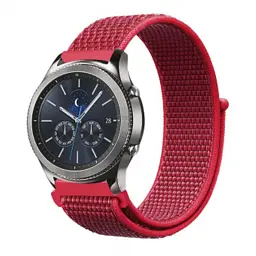 Ремінець BeCover Nylon Style для Amazfit Stratos 1/2/2S/3/GTR 2/GTR 47mm/GTR Lite 47mm/Nexo/Pace Red (705892) - мініатюра 1