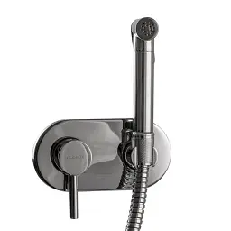 Змішувач вбудований з гігієнічним душем Globus Lux Niagara GLN-2-106 Chrome 30412 - мініатюра 4