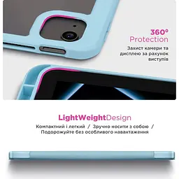 Чохол-книжка ArmorStandart Y-Type PEN для Apple iPad 10th Gen 10.9` (2022)/iPad 11 (2025) Blue (ARM77501) [133718] - мініатюра 7