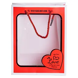 Подарунковий пакет Yiwu Love  18×10×23 см 12 штук HP-10359-17 - мініатюра 4