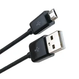 Кабель USB 2.0 AM - microUSB (5P), 0.5 м, чорний, Extradigital (KBU1624)