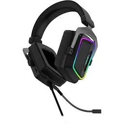 Ігрові навушники Patriot Viper V380 Gaming 7.1 чорні з підсвічуванням - мініатюра 4
