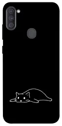 TPU чохол Demsky Lazy cat для Samsung Galaxy A11