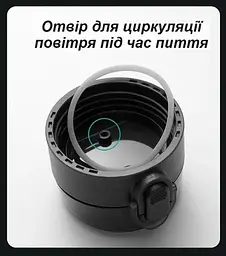 Пляшка для води Casno 1050 мл KXN-1184 Сіра (KXN-1184_Grey) - мініатюра 10