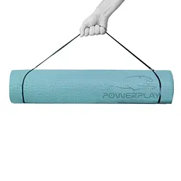 Килимок для йоги та фітнесу Power Play 4010 173 x 61 x 0.6 см, Green