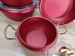 Набір посуду O.M.S.Collection 3058G Red 7 предметів - мініатюра 8