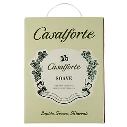 Вино Casalforte Soave DOC, біле, сухе, 3 л - мініатюра 2