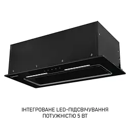 Витяжка повновбудована MINOLA HBI 6473 BL GLASS 800 LED Line - мініатюра 7
