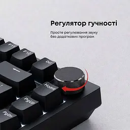 Клавіатура Ajazz AK820 Red Switch Black (AK820-R-B) [163665] - мініатюра 16