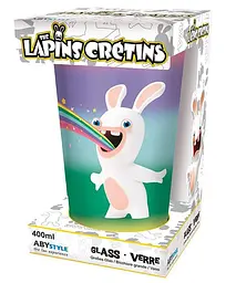 Склянка AbyStyle LAPIN CRETINS Rainbow Rabbids (Скажені кролики) 400 мл - мініатюра 4