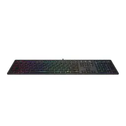 Клавіатура A4Tech FX60H USB Grey Neon backlit (4711421978309) - мініатюра 4