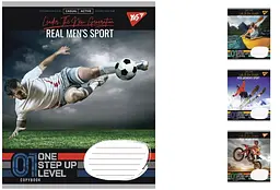 Набір зошитів Yes «Real sport» 36 арк., у лінію, 15 шт. 765975 в асортименті