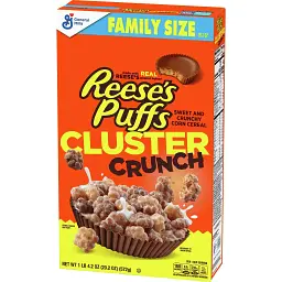 Сухий сніданок Reese's Puffs Cluster Crunch Breakfast Cereal 572 g - мініатюра 3