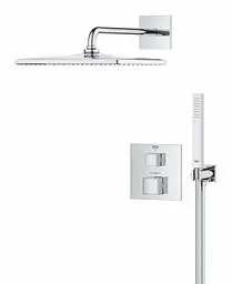 Душева система прихованого монтажу Grohe Grohtherm Cube із Rainshower Mono 310 Cube 34868000, Хром - мініатюра 3