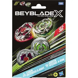 Набір іграшковий Hasbro Beyblade X Dual Pack Set з двох дзиґ (F9586_G0196) - мініатюра 3