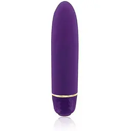Вібропуль Rianne S Classique Vibe міні-вібратор 7 режимів чохол-косметичка Pride Deep Purple - мініатюра 2