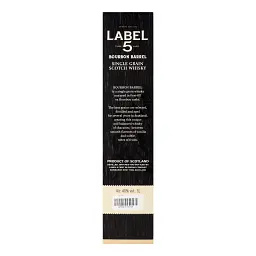 Віскі Label 5 Bourbon Barrel Single Grain Scotch Whisky 40% 1 л у подарунковій упаковці - мініатюра 3