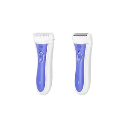 Жіноча акумуляторна бритва Sonifer 2 in 1 SF-9566 Біло-синій - мініатюра 4