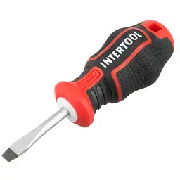 Викрутка плоска шліцьова Intertool SL5 x 38 мм Storm VT-3405