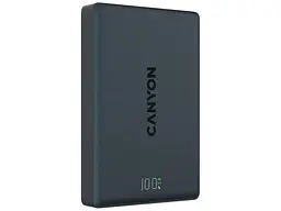 Зовнішній акумулятор (Power Bank) Canyon On Power 511 with MagSafe Black (CNS-CPB511B) - мініатюра 2