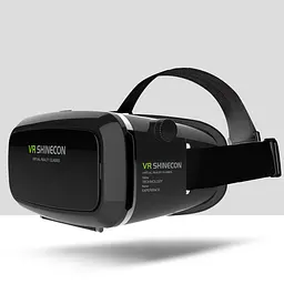 3D Окуляри віртуальної реальності VR Shinecon з Джойстиком пультом Blutooth Чорні - мініатюра 3