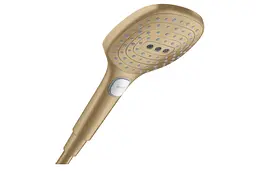 Ручний душ Hansgrohe Raindance Select E PowderRain 120 3jet P EcoSmart brushed bronze 28728140