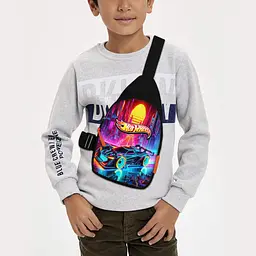 Сумка через плече дитяча Hot Wheels 29х17 см сумка слінг для хлопчика (02258)
