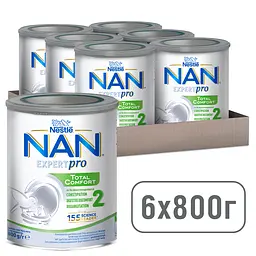 Суха суміш NAN ExpertPro Total Comfort 2 для дітей від 6 місяців 800 г - мініатюра 4