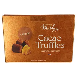 Конфеты Mathez Cacao Truffles Orange Трюфели с апельсином 250 г