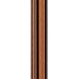 Рейка декоративна Sticker Wall PS 2900х118х12мм Теплий каштан SW-00001753 - мініатюра 5
