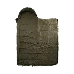 Зимовий спальний мішок-ковдра з капюшоном 2, 1х0, 75 см 400 г / м.кв - мініатюра 5