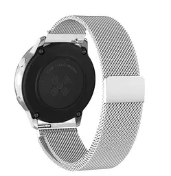 Універсальний ремінець DK Metal Milanesse Loop Magnetic Band для Huawei, Samsung, Xiaomi 22mm Silver [53825] - мініатюра 3