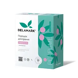 Пральний порошок DeLaMark з ароматом Лічі 1 кг (4820152332516)