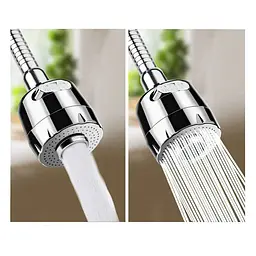 Аератор для крана Faucet Pressurized з перехідником 21–23 мм, 2 режими, поворот 360° - мініатюра 9