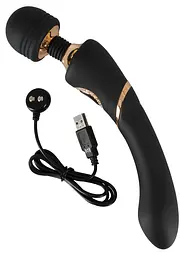 Вібромасажер Cleopatra Wand Massager чорний - мініатюра 5
