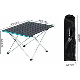 Розкладний стіл Naturehike NH19Z008-Z L Gray [145941] - мініатюра 5