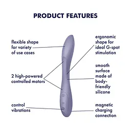 Вібратор Satisfyer G-Spot Flex 2 Гнучкий, 19.5х3.4 см - мініатюра 3
