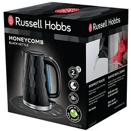 Електрочайник Russell Hobbs Honeycomb 1.7 л чорний (26051-70) - мініатюра 2