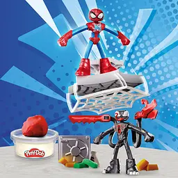 Уцінка. Набір для творчості Hasbro Play-Doh Marvel з масою для ліплення Людина-павук (F9827) - мініатюра 17