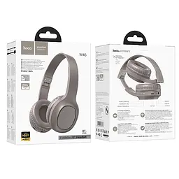 Накладні бездротові навушники Hoco W46 Charm Brown - мініатюра 3