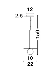 Підвіс Nova Luce LICATO 9043311 - мініатюра 10