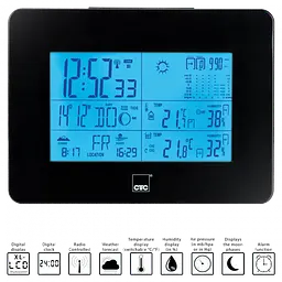 Метеостанція Clatronic WSU 7026 Black - мініатюра 3