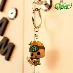 Ігрова фігурка на кліпсі Funko Pop Я є Грут Грут з книгою (70647) - мініатюра 3