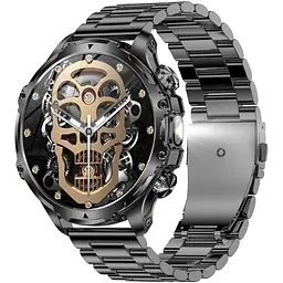 Смарт-годинник Uwatch Smart Turbo Power Steel 2 ремінці сріблястий (3255)